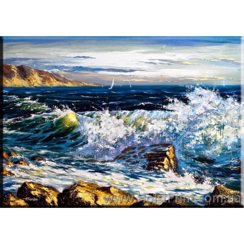 Картины море, Морской пейзаж, ART: MOR777041, , 168.00 грн., MOR777041, , Морской пейзаж картины